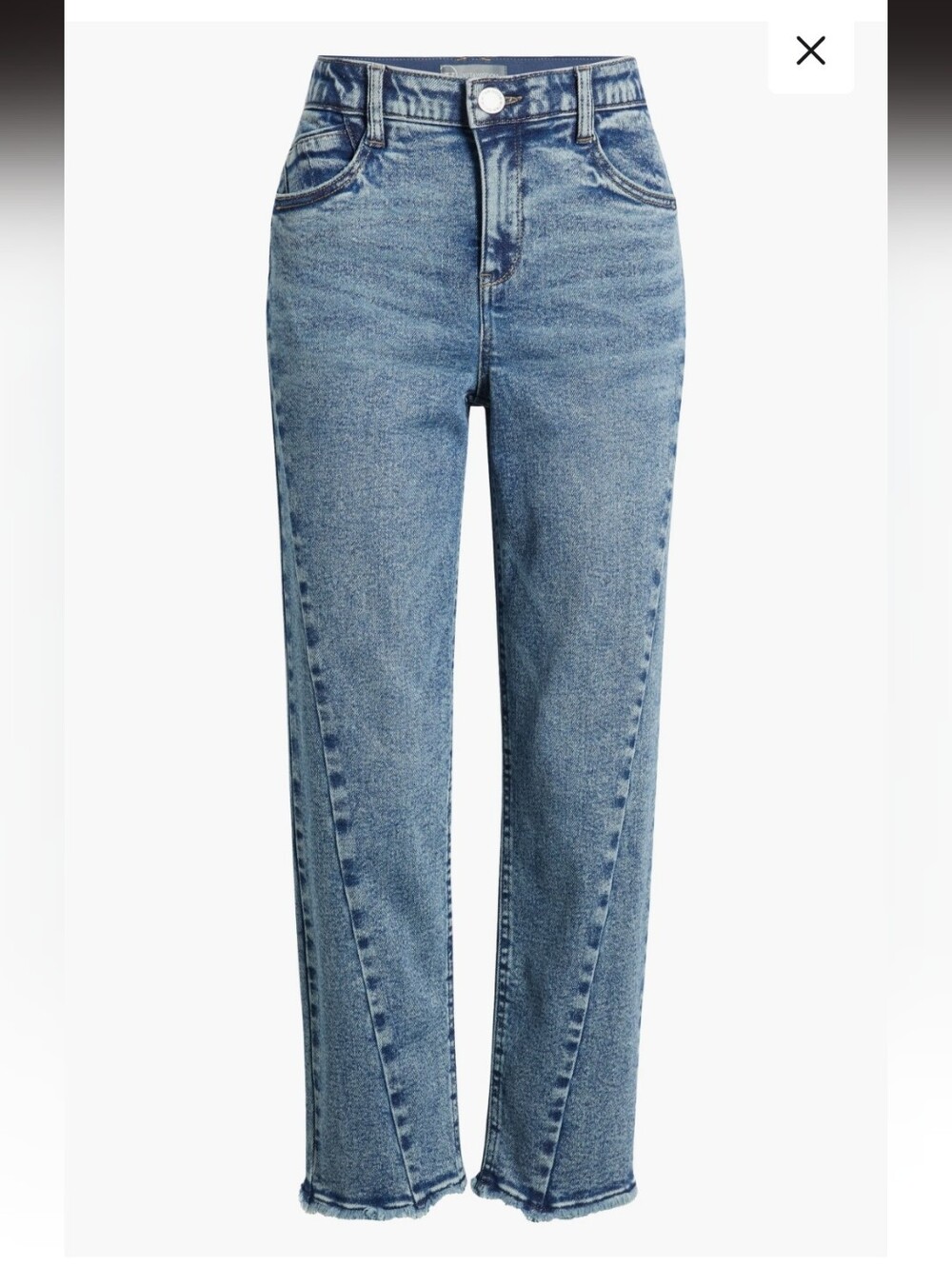 Wit & Wisdom Twist Seam High Waist Ankle Jeans Sz 14